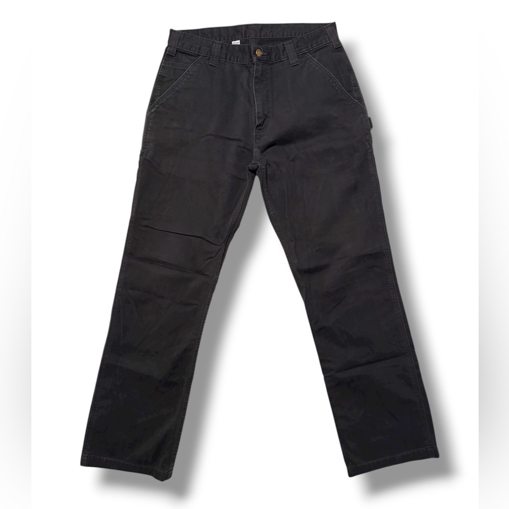 Carhartt B11 Washed Duck Black Work Loose Fit Pants Men’s 34 x 32